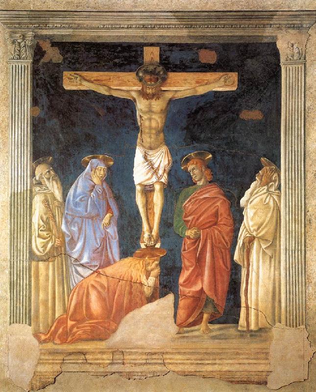 Andrea del Castagno Crucifixion and Saints China oil painting art